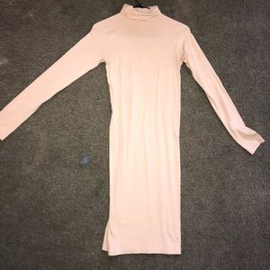 Turtle neck tight fit dress